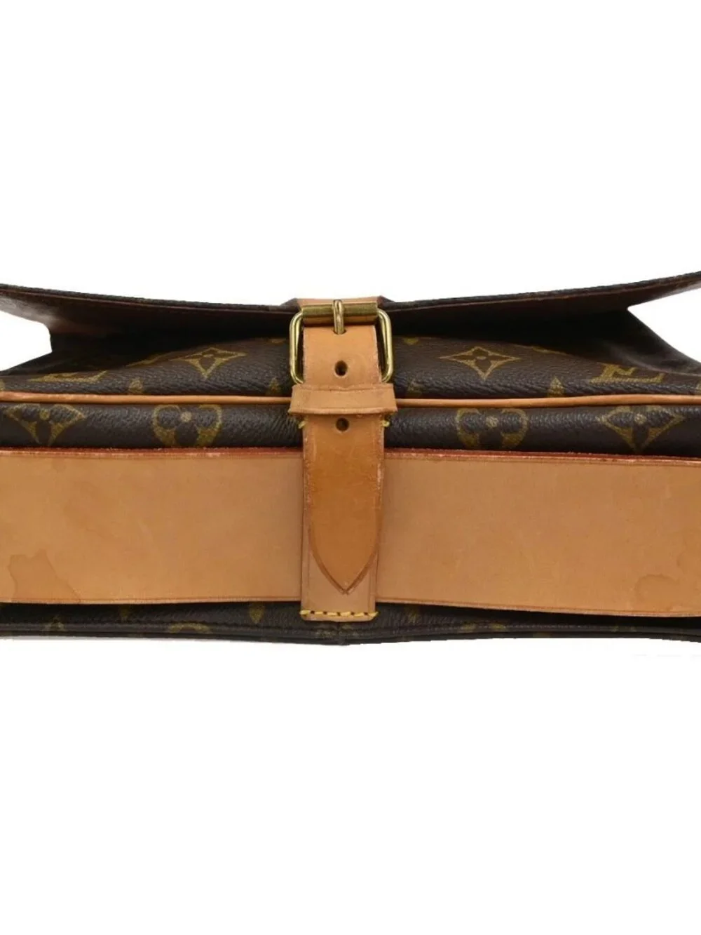 LOUIS VUITTON Cartouchiere GM Shoulder Bag Monogram Leather Brown M51252 77CA744